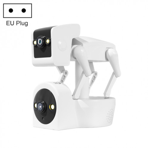 La caméra WiFi pour chien robot à double objectif ESCAM PT212 4MP prend en charge le stockage en nuage/audio bidirectionnel/vision nocturne, spécification : SE73031439-311